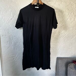 Sedge Apparel Black T-Shirt Dress